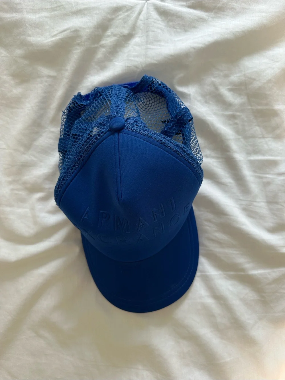 Blue Armani Exchange Cap